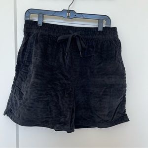Urban Outfitters Corduroy Black Shorts Sz M